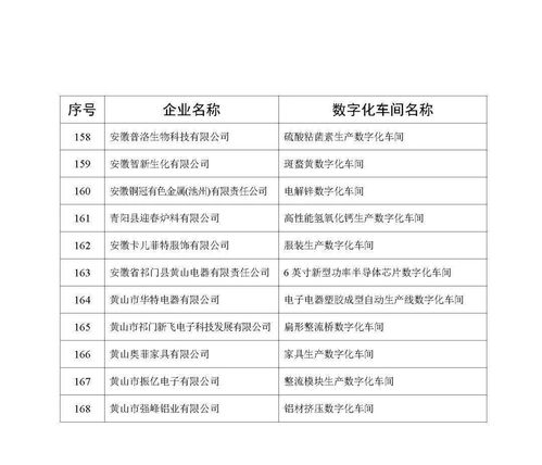 宁国3家 安徽省智能工厂和数字化车间名单公布